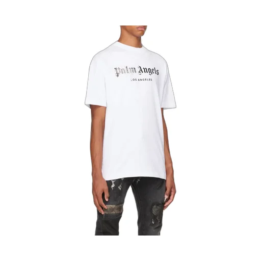 Palm Angels Logo Embellished Crewneck T-Shirt