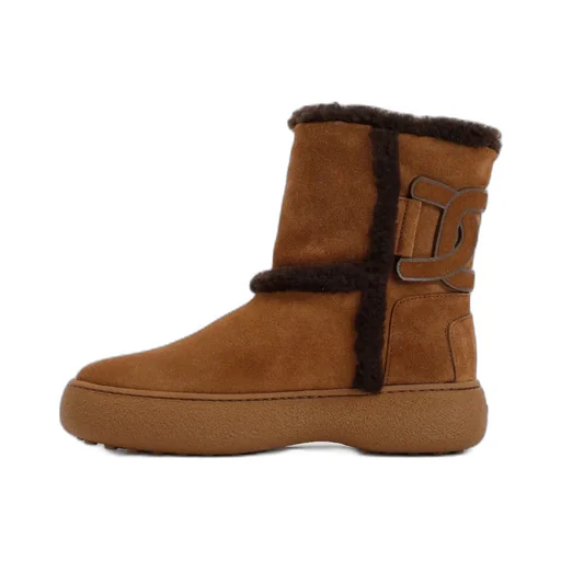 Tod's Kate Logo Patch Ankle Boots