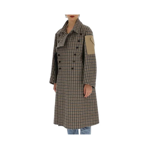 Maison Margiela Double Breasted Checked Coat