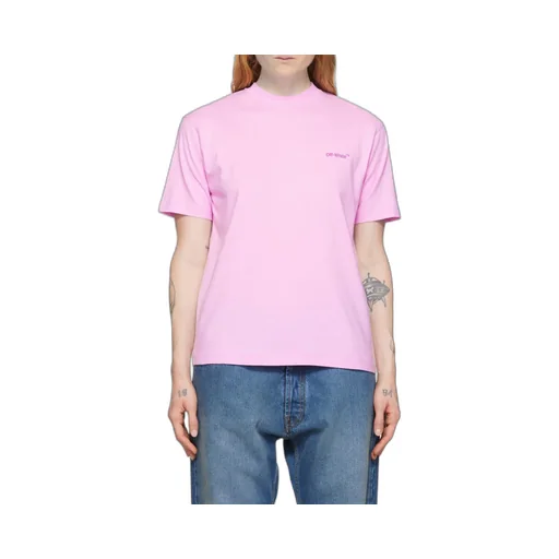 Diag-Print Short-Sleeved T-Shirt