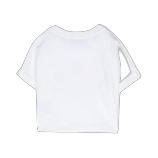 Moschino Kids Teddy Bear-Printed Crewneck T-Shirt