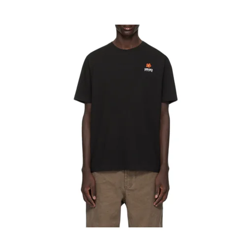 Kenzo Boke Flower Crest Logo Embroidered T-Shirt