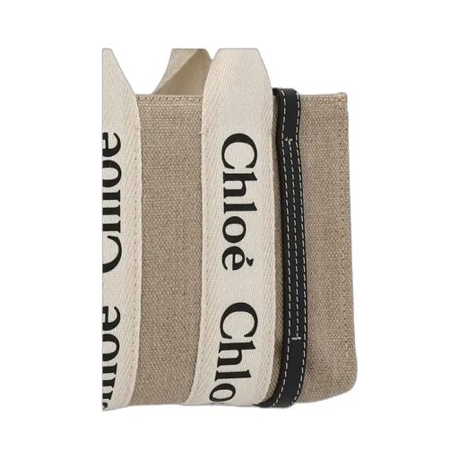 Chloé Woody Logo Embroidered Mini Tote Bag