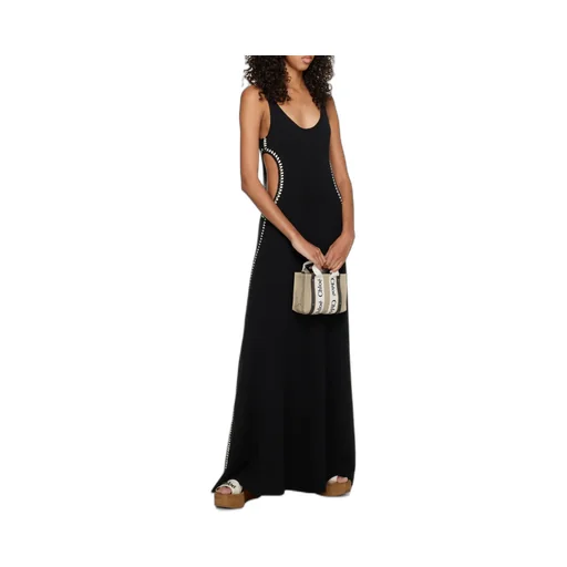 Chloé Woody Logo Embroidered Mini Tote Bag