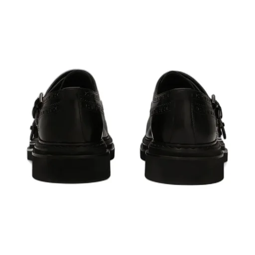 Dolce & Gabbana Round Toe Monkstrap Shoes