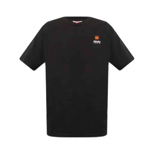 Kenzo Boke Flower Crest Logo Embroidered T-Shirt