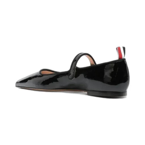 Thom Browne John Pointed-Toe 4-Bar Tab Flats