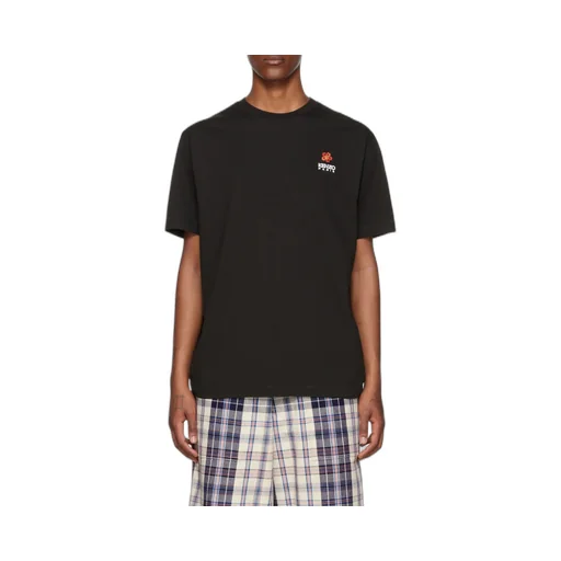 Kenzo Boke Flower Crest Logo Embroidered T-Shirt
