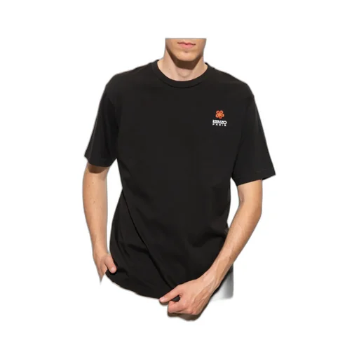 Kenzo Boke Flower Crest Logo Embroidered T-Shirt