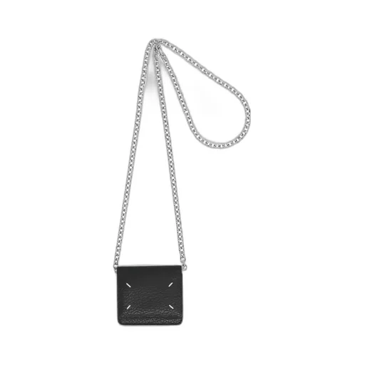 Maison Margiela Foldover Top Chain-Linked Wallet