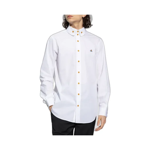 Vivienne Westwood Orb Embroidered Long-Sleeved Shirt