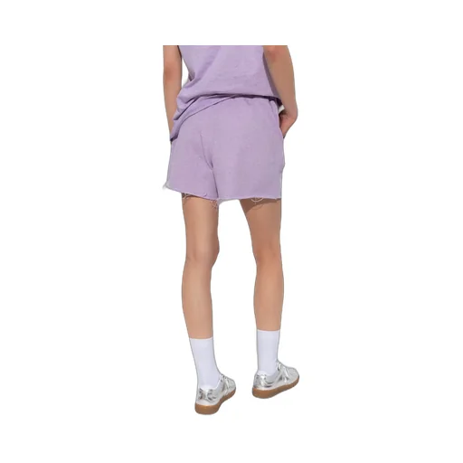 Ganni Logo-Embroidered Drawstring Shorts