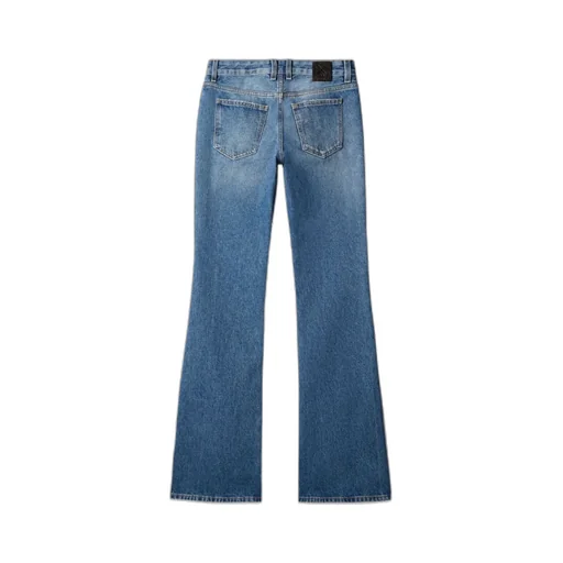 Off-White Logo Patch Flared Jeans