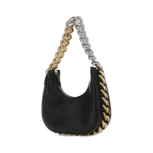 Stella Mccartney Frayme Chain Embellished Shoulder Bag