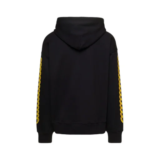 Versace Jeans Couture Logo Printed Drawstring Hoodie
