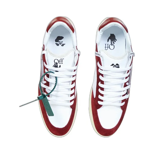 Panelled Logo-Print Lace-Up Sneakers