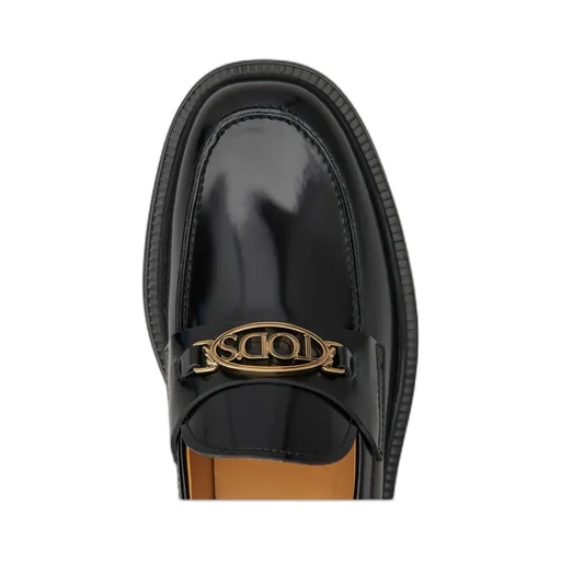 Tod's Logo-Plaque Slip-On Loafers