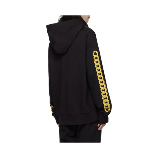 Versace Jeans Couture Logo Printed Drawstring Hoodie