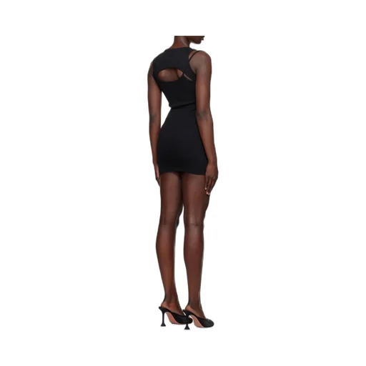 Off-White Cut-Out Sleeveless Dress