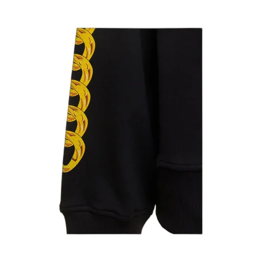 Versace Jeans Couture Logo Printed Drawstring Hoodie