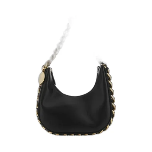 Stella Mccartney Frayme Chain Embellished Shoulder Bag