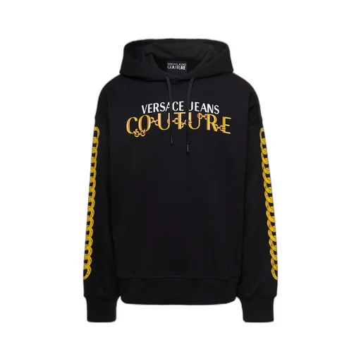Versace Jeans Couture Logo Printed Drawstring Hoodie