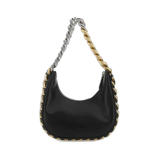 Stella Mccartney Frayme Chain Embellished Shoulder Bag
