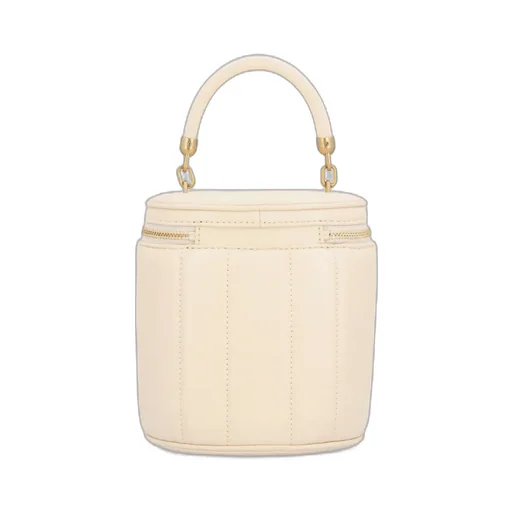 Logo-Plaque Leather Tote Bag