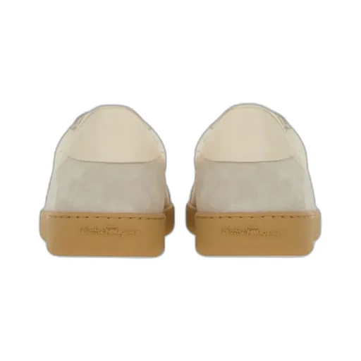 Salvatore Ferragamo Panelled Low-Top Sneakers