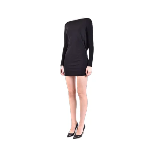 Dsquared2 Chain-Embellished Open-Back Mini Dress