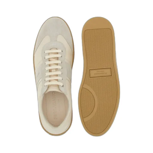 Salvatore Ferragamo Panelled Low-Top Sneakers