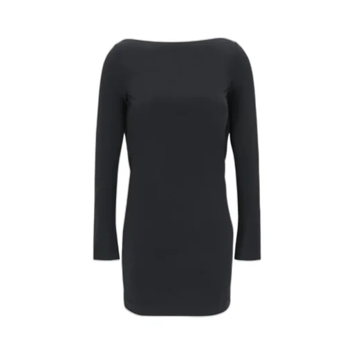 Dsquared2 Chain-Embellished Open-Back Mini Dress