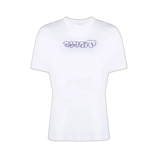 Embr Sketch Arrow Casual Tee White Purpl