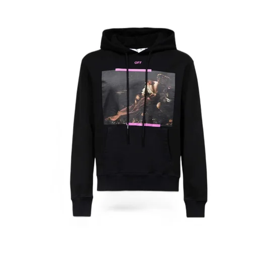 Caravaggio Print Cotton Hoodie