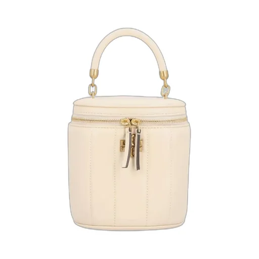 Logo-Plaque Leather Tote Bag