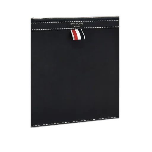 Thom Browne 4-Bar Tab Zipped Document Holder