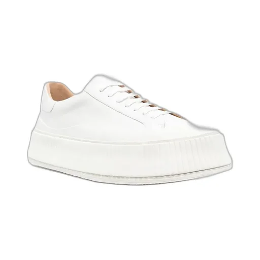 Jil Sander Round-Toe Low-Top Sneakers