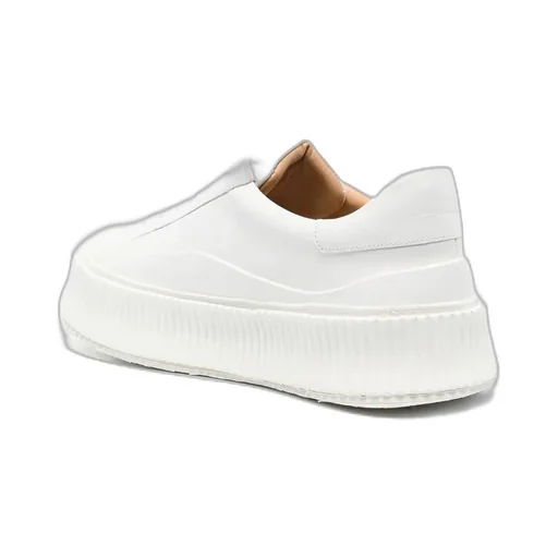 Jil Sander Round-Toe Low-Top Sneakers