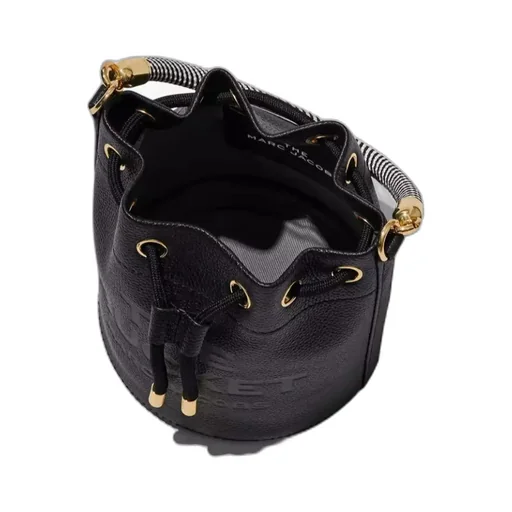 Marc Jacobs Logo Embossed Bucket Bag