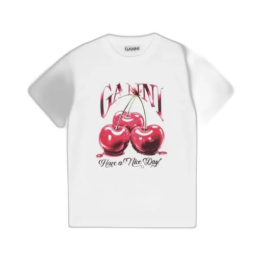 Ganni T-Shirt With Logo