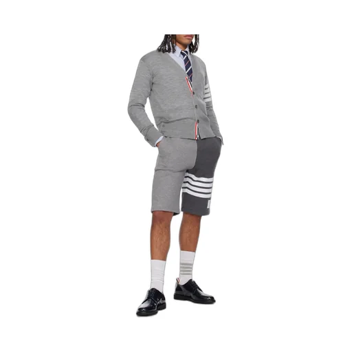 Thom Browne 4-Bar V-Neck Knit Cardigan