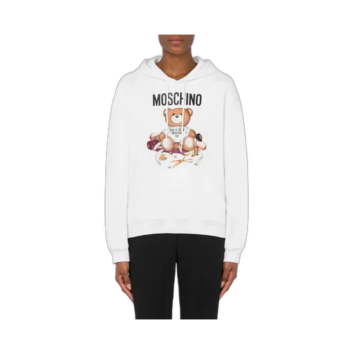 Sewing Teddy Bear-Print Hoodie