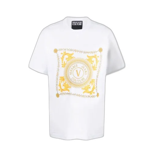 Versace Jeans Couture Logo Printed Crewneck T-Shirt
