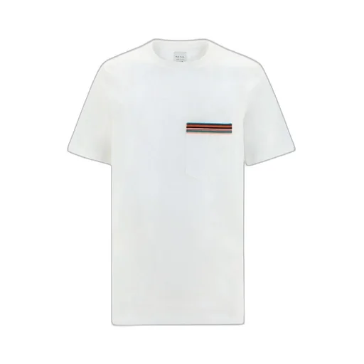 Ps Paul Smith Stripe Printed Crewneck T-Shirt