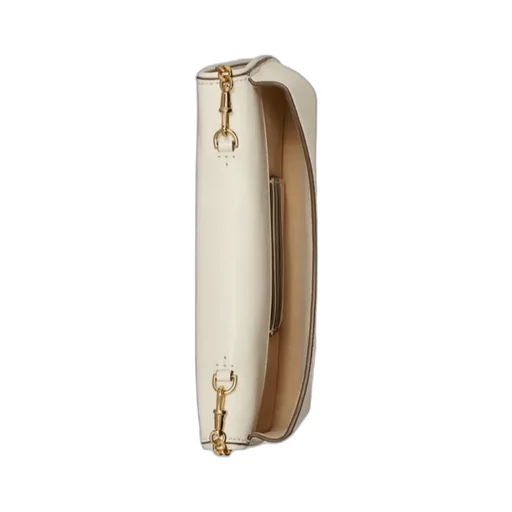 Tory Burch Logo Plaque Chain-Link Clutch Bag