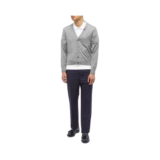Thom Browne Button-Up Knitted Cardigan