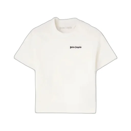 Palm Angels Logo Embroidered Crewneck T-Shirt