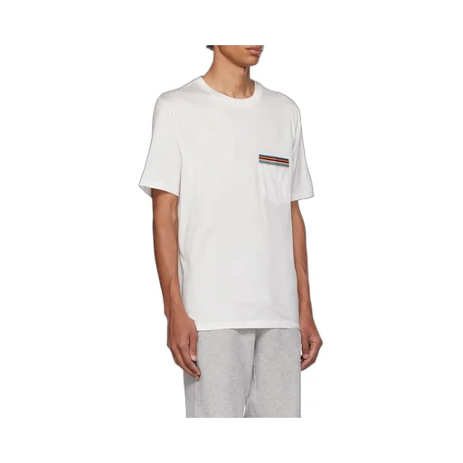 Ps Paul Smith Stripe Printed Crewneck T-Shirt