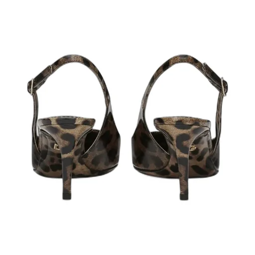 Dolce & Gabbana Leopard Printed Slingback Pumps