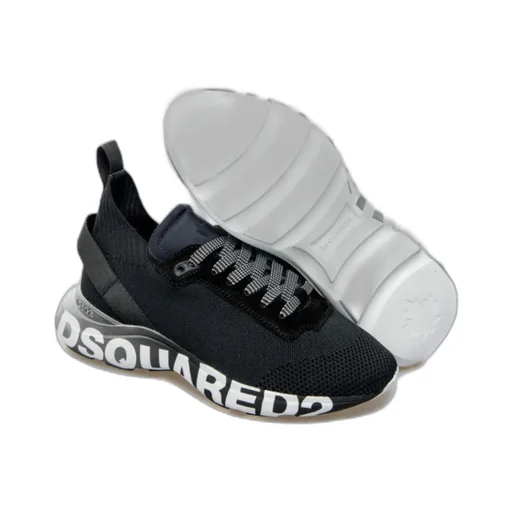 Dsquared2 Logo Printed Lace-Up Sneakers